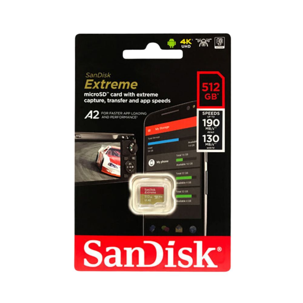Sandisk Micro SD UHS 512gb Extreme 190MB/S Sandisk Micro SD UHS 512gb Extreme 190MB/S